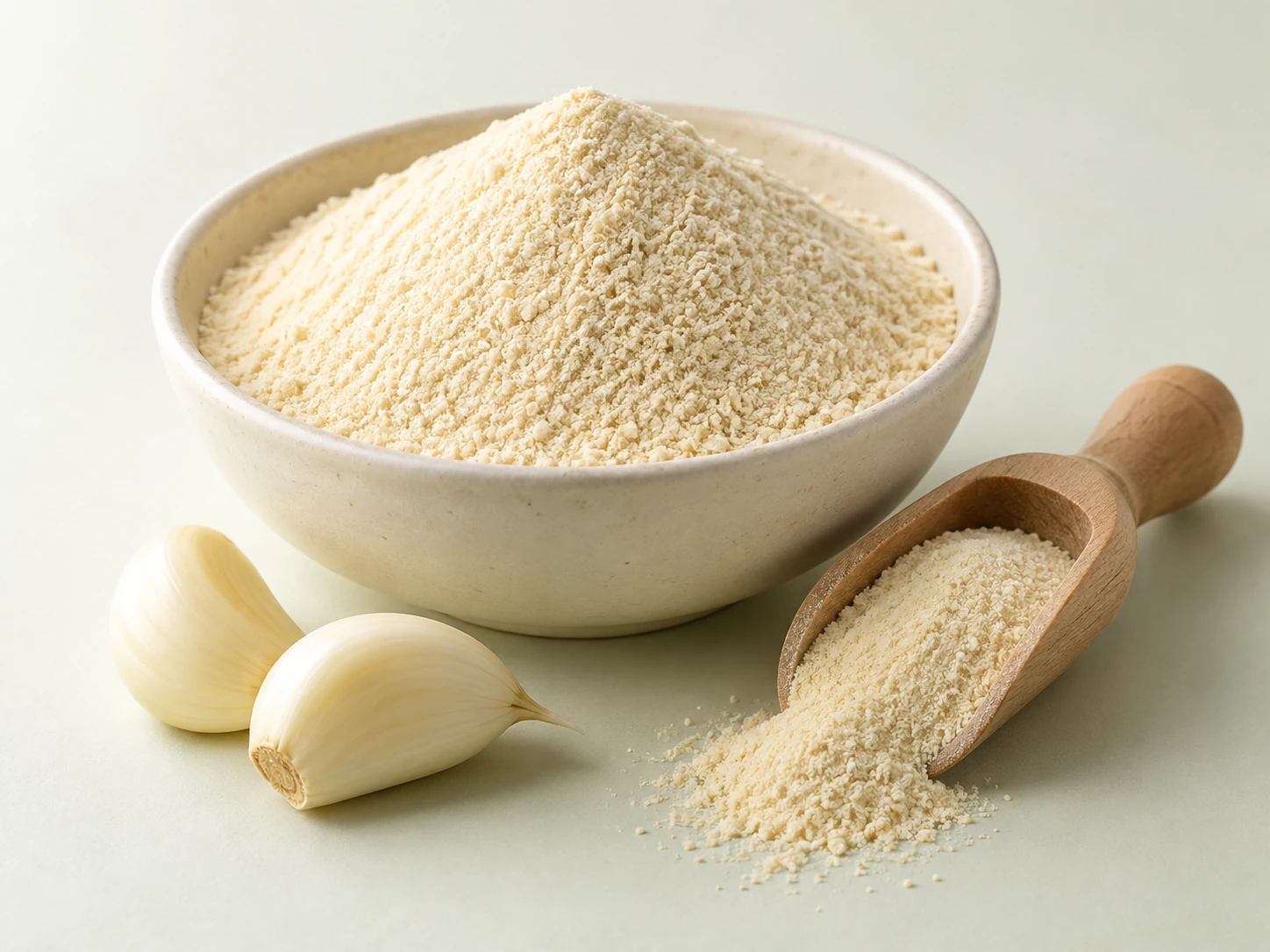 Dehydrated Garlic Powder product concept